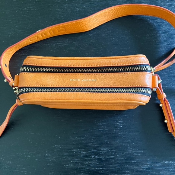 Marc Jacobs Snapshot-Orange leather bag - Picture 2 of 7